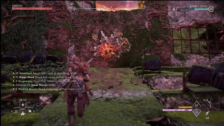 Przed Wami pojawi się kolejna ściana z kryształami - Horizon Forbidden West: Rachunek - jak zdobyć? - Horizon Forbidden West - poradnik do gry