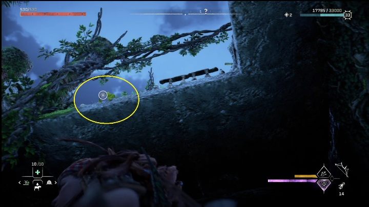 Spójrzcie w lewo i w górę - Horizon Forbidden West: Rachunek - jak zdobyć? - Horizon Forbidden West - poradnik do gry