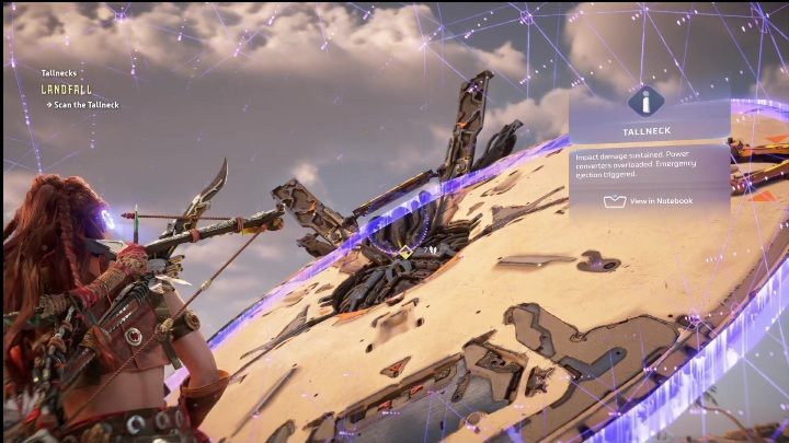 Całość tego zadania musicie zacząć od zeskanowania Żyrafa - Horizon Forbidden West: Żyraf (Lądowanie) - lokalizacja - Horizon Forbidden West - poradnik do gry