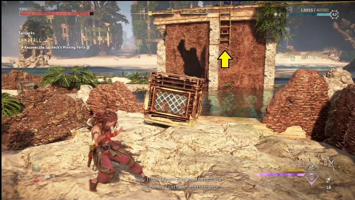 Po zeskanowaniu Żyrafa musicie zebrać dwie części - Horizon Forbidden West: Żyraf (Lądowanie) - lokalizacja - Horizon Forbidden West - poradnik do gry