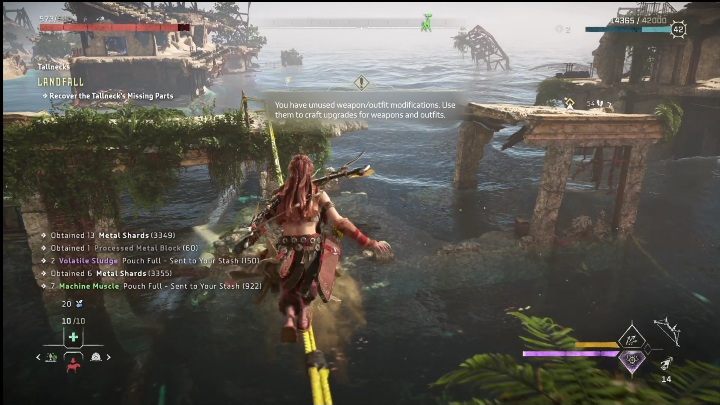 Kolejny krok to przejście po żółtej linie na drugą stronę (nie ma tam innego wejścia) - Horizon Forbidden West: Żyraf (Lądowanie) - lokalizacja - Horizon Forbidden West - poradnik do gry