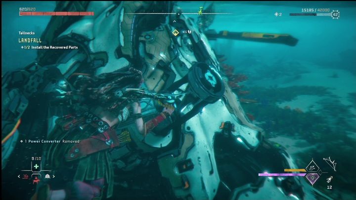 Wróćcie do Żyrafa (w dowolny sposób) i umieścić w nim obie potrzebne mu części - Horizon Forbidden West: Żyraf (Lądowanie) - lokalizacja - Horizon Forbidden West - poradnik do gry