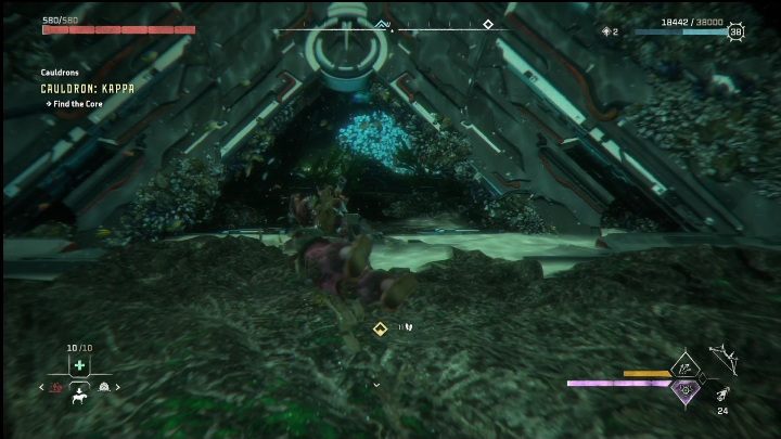 Do kotła dostaniecie się nurkując przy wejściu - Horizon Forbidden West: Kocioł KAPPA (Ostoja strażników)- lokalizacja, opis przejścia - Horizon Forbidden West - poradnik do gry