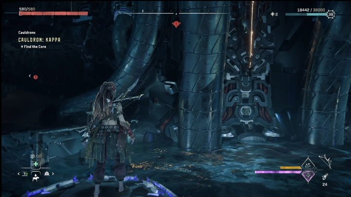 Zamiast tego musicie wrzucić platformę do wody - Horizon Forbidden West: Kocioł KAPPA (Ostoja strażników)- lokalizacja, opis przejścia - Horizon Forbidden West - poradnik do gry