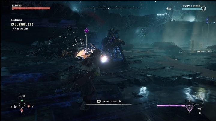 Na dole roi się od przeciwników - Horizon Forbidden West: Kocioł CHI (Ostoja strażników)- lokalizacja, opis przejścia - Horizon Forbidden West - poradnik do gry