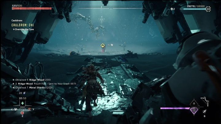 Idąc dalej przejmijcie kolejny zakażony mechanizm - Horizon Forbidden West: Kocioł CHI (Ostoja strażników)- lokalizacja, opis przejścia - Horizon Forbidden West - poradnik do gry