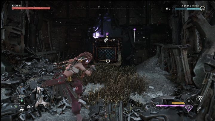 Przed wejściem do wraku samolotu leży skrzynia, którą możecie wyciągnąć za pomocą dłoni bądź haka - Horizon Forbidden West: Czarne skrzynki- lista lokalizacji - Horizon Forbidden West - poradnik do gry