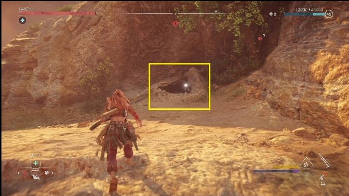 Totem najłatwiej zauważyć biegnąc wzdłuż brzegu - Horizon Forbidden West: Totemy wojenne - lista wszystkich - Horizon Forbidden West - poradnik do gry