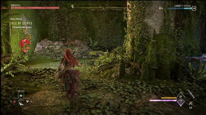 Na dole zacznijcie od wysadzenia ściany zapalnikiem - Horizon Forbidden West: Złote tukany - jak zdobyć? - Horizon Forbidden West - poradnik do gry