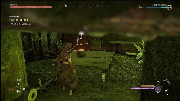 Zaraz za drzwiami znajdziecie ozdobę, której podniesienie zakończy tę aktywność poboczną - Horizon Forbidden West: Złote tukany - jak zdobyć? - Horizon Forbidden West - poradnik do gry