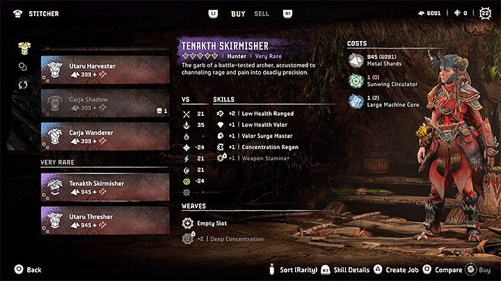 Najbardziej oczywistym zastosowaniem dla okruchów jest kupowanie przedmiotów od handlarzy - Horizon Forbidden West: Jak zarabiać i wydawać pieniądze (okruchy metalu)? - Horizon Forbidden West - poradnik do gry