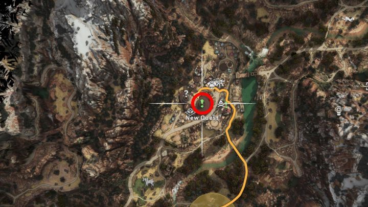 Porozmawiajcie z Mildufem w karczmie w Złomiankach - Horizon Forbidden West: Szczypta odwagi (A Dash of Courage) - solucja, opis - Horizon Forbidden West - poradnik do gry