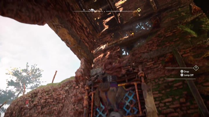 Konstrukcję, która powstała w ten sposób podprowadźcie pod wieżę - Horizon Forbidden West: Kościół? Serio? - jak zdobyć? - Horizon Forbidden West - poradnik do gry