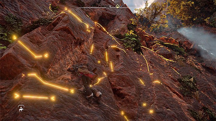 Wspinaczka w grze potrafi być utrudniona, gdyż Aloy nie jest w stanie wspinać się bez jakichkolwiek ograniczeń - Horizon Forbidden West: Porady na start - Horizon Forbidden West - poradnik do gry