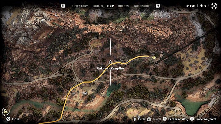 Mechanika szybkiej podróży w Horizon Forbidden West oparta jest o ogniska (Campfires), które rozsiane są po całej mapie świata - Horizon Forbidden West: Jak używać szybkiej podróży (fast travel)? - Horizon Forbidden West - poradnik do gry
