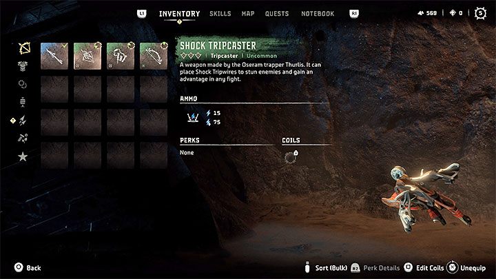 Potykacz (Tripcaster) jest bronią, którą automatycznie pozyskacie od Thurlisa w trakcie zaliczania głównej misji Ku granicy - Horizon Forbidden West: Jak zdobyć pierwsze bronie? - Horizon Forbidden West - poradnik do gry