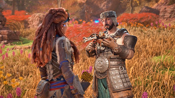 Po zakończonych walkach możecie przeszukać pole bitwy i rozbroić niewykorzystane pułapki lub od razu porozmawiać z traperem Thurlisem - Horizon Forbidden West: Ku granicy (To the Brink) - solucja, opis przejścia - Horizon Forbidden West - poradnik do gry