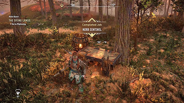 Ze wszystkimi wymaganymi surowcami możecie powrócić do najbliższego warsztatu lub do handlarza, którzy wystawił dany przedmiot na sprzedaż - Horizon Forbidden West: Czym są i jak aktywować Zlecenia (Jobs)? - Horizon Forbidden West - poradnik do gry