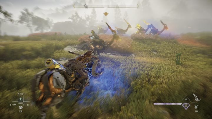 Przed udaniem się do siedliska Lancorogów, znajdźcie Ścigacza (Charger) i dosiądźcie go - Horizon Forbidden West: Zielenisko (Greenswell) - lista wszystkich kontraktów - Horizon Forbidden West - poradnik do gry