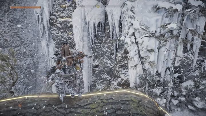 Gdy będziecie już po drugiej stronie, przewróćcie drzewo i powoli wejdźcie na nie - Horizon Forbidden West: Marsz Żołnierza (A Soldiers March) - solucja, opis przejścia - Horizon Forbidden West - poradnik do gry