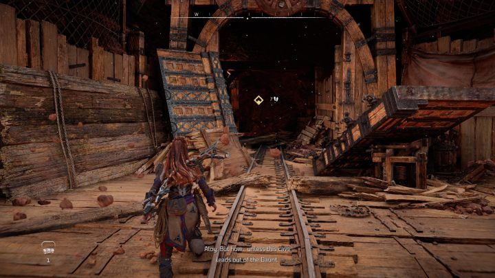 Na końcu drogi, przy wodospadzie, znajdziecie wejście do kopalni - Horizon Forbidden West: Kolcogrzbiety (The Bristlebacks) - solucja, opis przejścia - Horizon Forbidden West - poradnik do gry