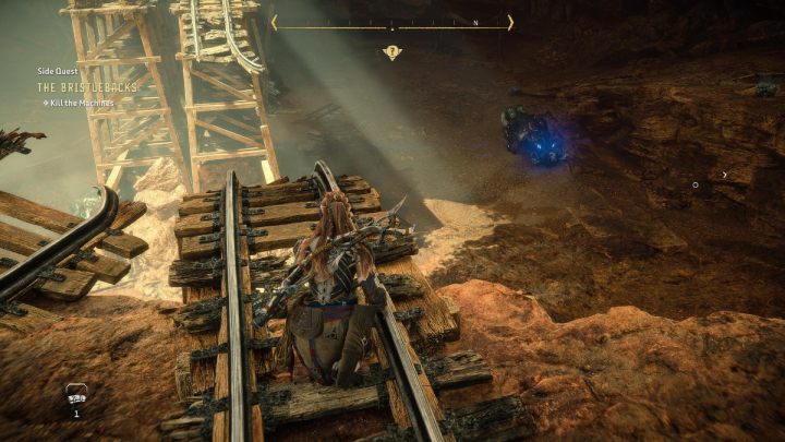 Wyeliminujcie 3 maszyny przebywające w kopalni - Horizon Forbidden West: Kolcogrzbiety (The Bristlebacks) - solucja, opis przejścia - Horizon Forbidden West - poradnik do gry