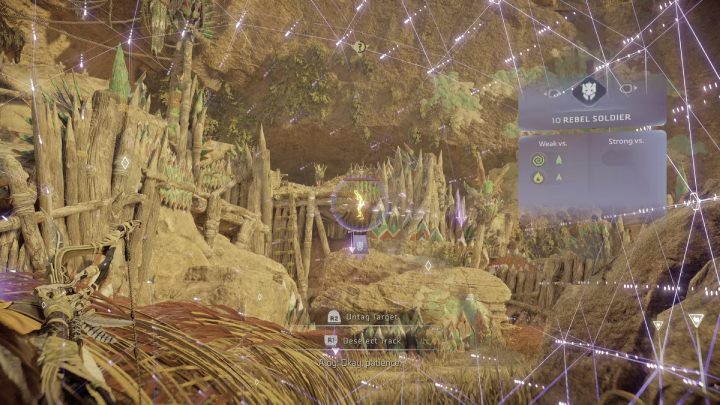 Ostatni buntownik znajduje się na wschodnim końcu obozu - Horizon Forbidden West: Kolcogrzbiety (The Bristlebacks) - solucja, opis przejścia - Horizon Forbidden West - poradnik do gry