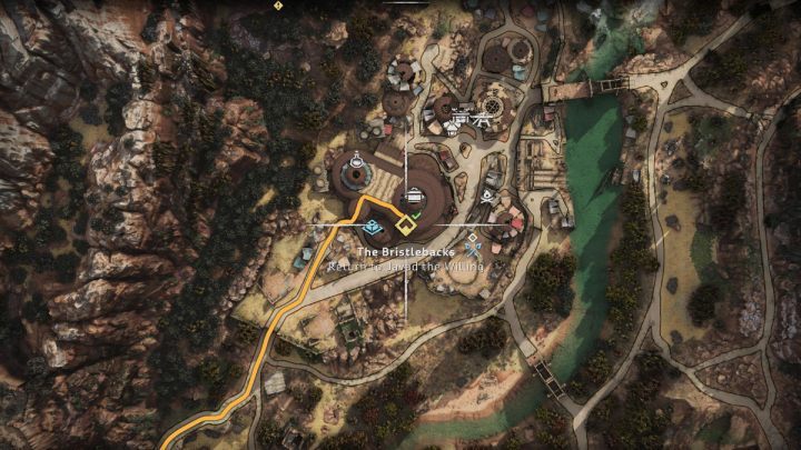 Wróćcie do osady Złomianek i zawiadomcie Javada o swoim odkryciu - Horizon Forbidden West: Kolcogrzbiety (The Bristlebacks) - solucja, opis przejścia - Horizon Forbidden West - poradnik do gry