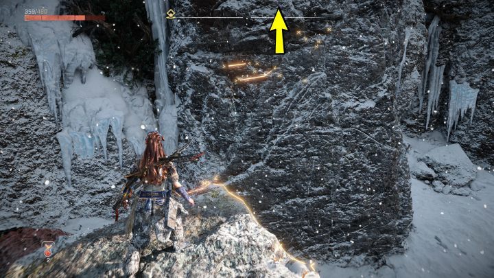 Kontynuujcie wspinaczkę na górę - Horizon Forbidden West: Siła sygnału (Signal Spike) - solucja, opis przejścia - Horizon Forbidden West - poradnik do gry