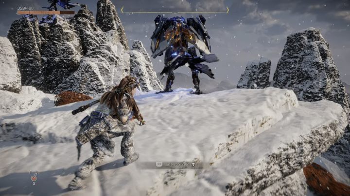 Gdy dotrzecie na szczyt, znajdziecie się w siedlisku jastrząbłysków (Glinthawk Site) - Horizon Forbidden West: Siła sygnału (Signal Spike) - solucja, opis przejścia - Horizon Forbidden West - poradnik do gry