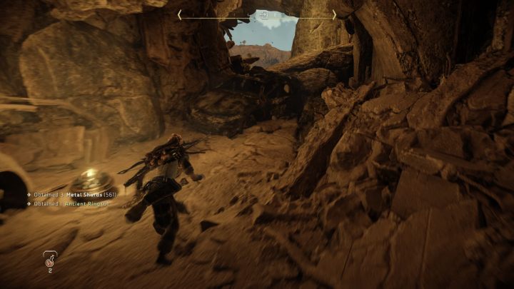 Wejdźcie do pomieszczenia, skręćcie w lewo i wyjdźcie z zawalającego się tunelu - Horizon Forbidden West: Granica opłacalności (Breaking Even) - solucja, opis przejścia - Horizon Forbidden West - poradnik do gry