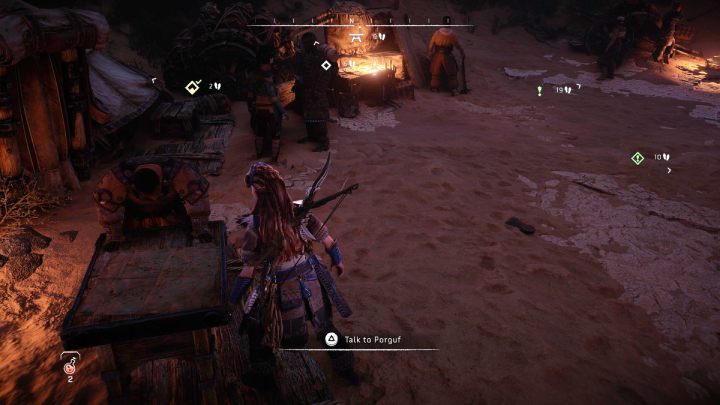 Opuśćcie tunel, wróćcie do Porgufa w obozie Nigdzieś i odbierzcie nagrody - Horizon Forbidden West: Granica opłacalności (Breaking Even) - solucja, opis przejścia - Horizon Forbidden West - poradnik do gry