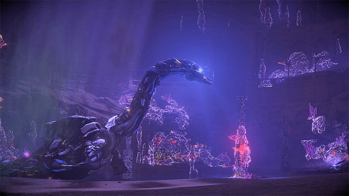 Do starcia z bossem będzie mogło dojść dopiero po tym jak dzięki postępom w głównej misji doprowadzicie do odessania wody z zalanego miasta i obniżenia poziomu wody - Horizon Forbidden West: Falopruj (Tideripper) - boss, jak pokonać maszynę z zalanego miasta? - Horizon Forbidden West - poradnik do gry