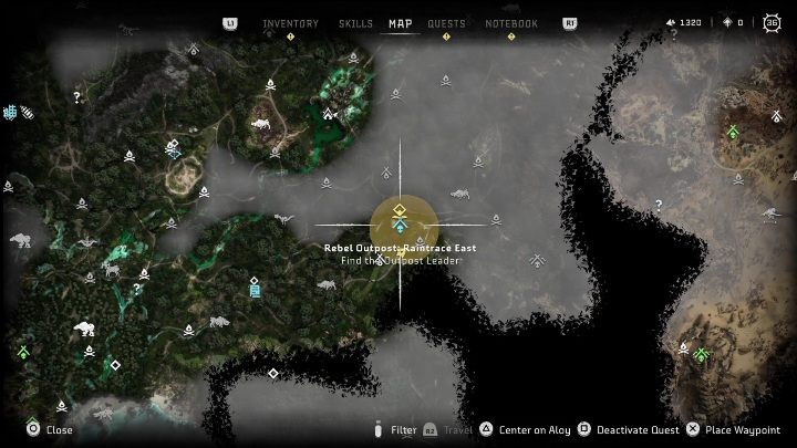 2 - Horizon Forbidden West: Obozy i posterunki buntowników (Ostoja strażników) - lokalizacje - Horizon Forbidden West - poradnik do gry