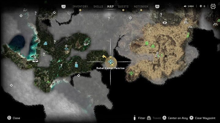 Nagrody: 3 punkty umiejętności, 6750 PD - Horizon Forbidden West: Obozy i posterunki buntowników (Ostoja strażników) - lokalizacje - Horizon Forbidden West - poradnik do gry