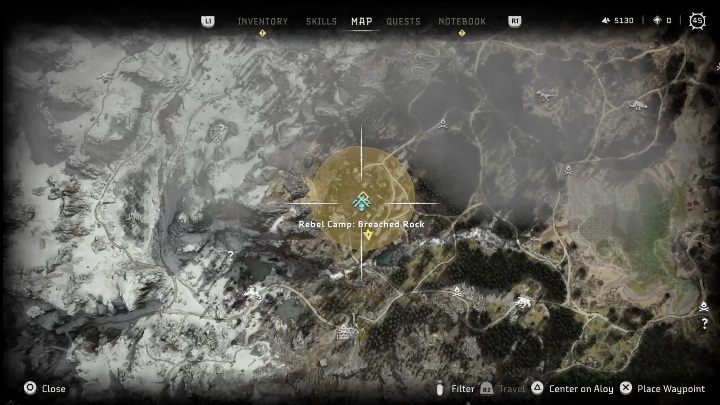 Nagrody: 3 punkty umiejętności, 5250 PD - Horizon Forbidden West: Obozy i posterunki buntowników (Ostoja strażników) - lokalizacje - Horizon Forbidden West - poradnik do gry