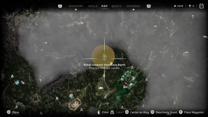 Nagrody: brak - Horizon Forbidden West: Obozy i posterunki buntowników (Ostoja strażników) - lokalizacje - Horizon Forbidden West - poradnik do gry