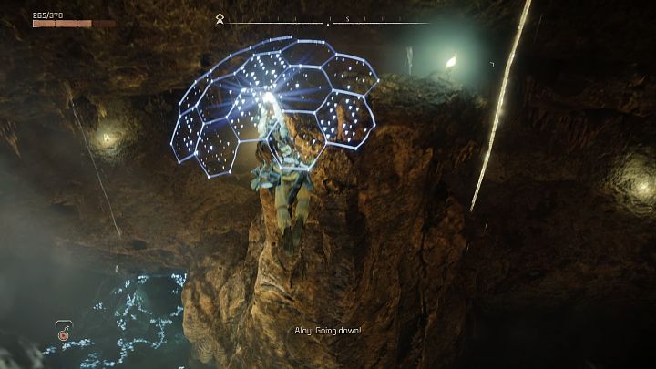 Tarczoskrzydło to bardzo przydatny gadżet, który umożliwia Aloy poszybowanie do wcześniej niedostępnych lokacji - Horizon Forbidden West: Narzędzia i gadżety - Horizon Forbidden West - poradnik do gry