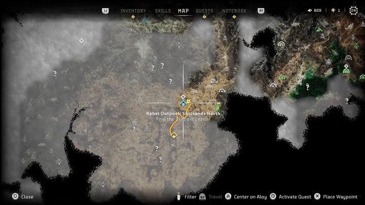 1 - Horizon Forbidden West: Obozy i posterunki buntowników (Piaskownica) - lokalizacje - Horizon Forbidden West - poradnik do gry