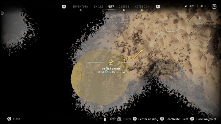 3 - Horizon Forbidden West: Obozy i posterunki buntowników (Piaskownica) - lokalizacje - Horizon Forbidden West - poradnik do gry