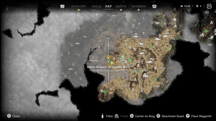 4 - Horizon Forbidden West: Obozy i posterunki buntowników (Piaskownica) - lokalizacje - Horizon Forbidden West - poradnik do gry