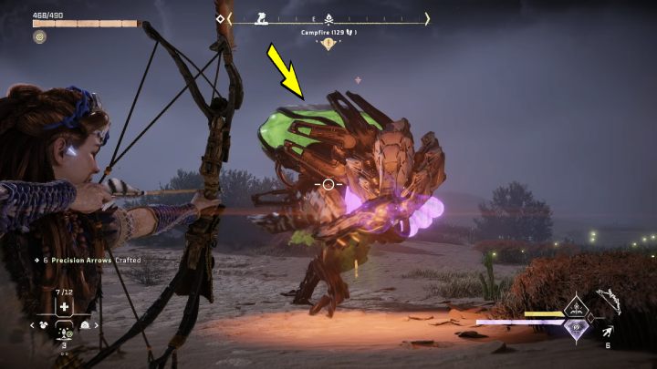 Po zaakceptowaniu kontraktu udajcie się do siedliska maszyny - Horizon Forbidden West: Piaskownia (Stillsands) - lista wszystkich kontraktów - Horizon Forbidden West - poradnik do gry