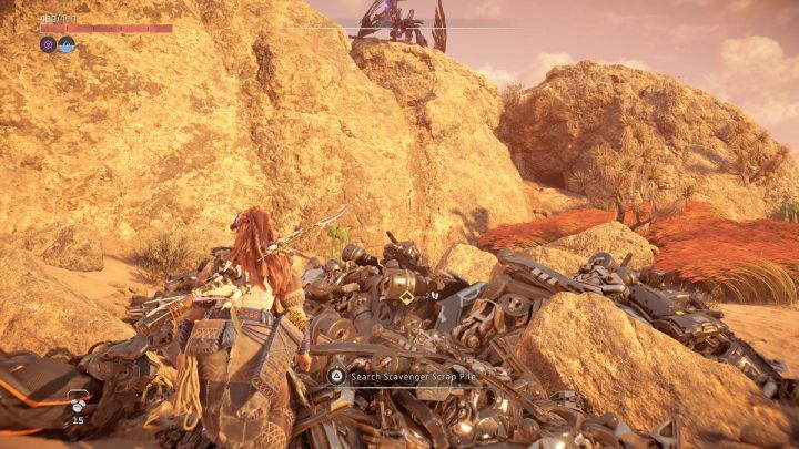 Gdy dotrzecie do siedliska, zabijcie maszynę lub poczekajcie aż odleci, przeszukajcie gniazdo i zabierzcie sprzęt należący do Rundy - Horizon Forbidden West: Piaskownia (Stillsands) - lista wszystkich kontraktów - Horizon Forbidden West - poradnik do gry