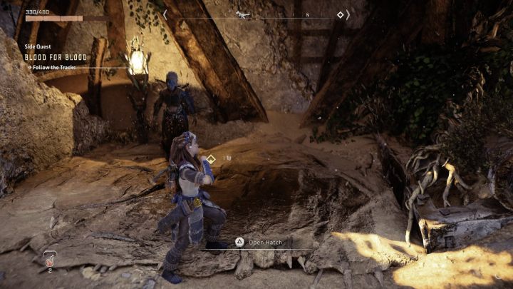 Otwórzcie właz i porozmawiajcie z dziewczyną - Horizon Forbidden West: Krew za krew (Blood for Blood) - solucja, opis przejścia - Horizon Forbidden West - poradnik do gry