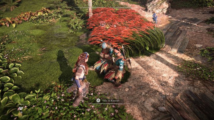 Gdy zabijecie wszystkich buntowników i maszynę, porozmawiajcie z Kavvohem i Arokkehem - Horizon Forbidden West: Krew za krew (Blood for Blood) - solucja, opis przejścia - Horizon Forbidden West - poradnik do gry