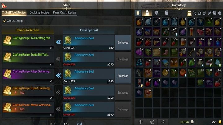 Nowe przepisy możecie również odblokować poprzez zakup u handlarki Jeniff w porcie Twierdzy oraz u handlarzy pojawiających się nieopodal na określony czas - Lost Ark: Twierdza (Stronghold) - Lost Ark - poradnik do gry