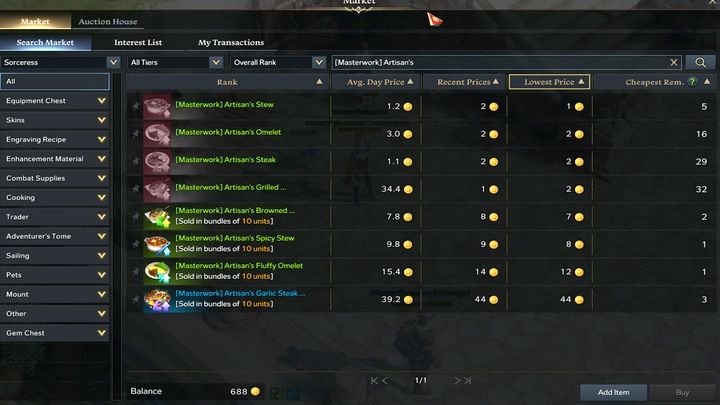 Crafting, jednakże, w połączeniu ze zbieractwem i pozyskiwaniem surowców, potrafi stać się dochodowym źródłem złota - Lost Ark: Twierdza (Stronghold) - Lost Ark - poradnik do gry