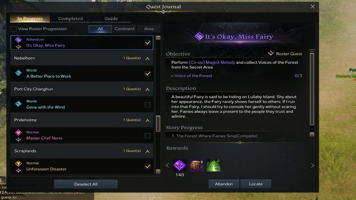 Na wyspie ujrzycie fioletowy wskaźnik zadania - Lost Ark: Forests Minuet - jak zdobyć? - Lost Ark - poradnik do gry