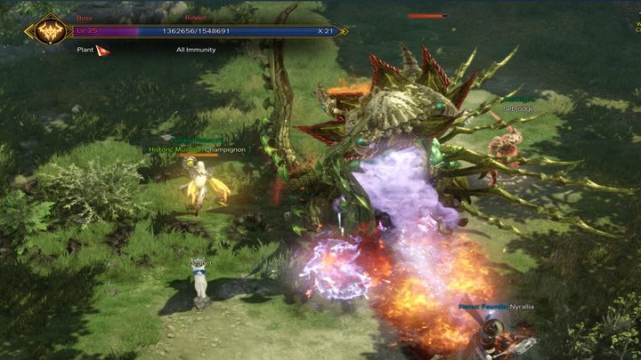 Rovlen jest łatwym przeciwnikiem, ponieważ jest w zasadzie rośliną - a z tego względu nie porusza się - Lost Ark: Rovlen - boss, jak pokonać? - Lost Ark - poradnik do gry 