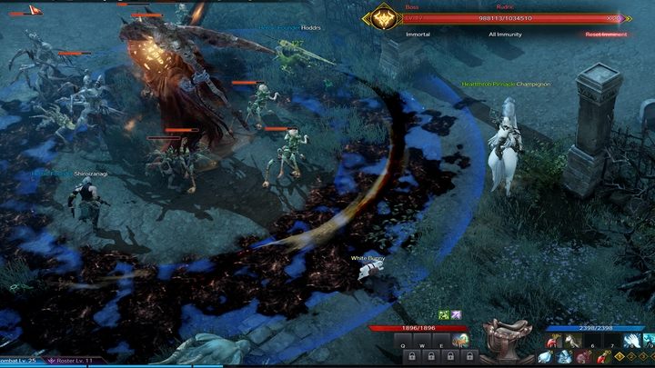 Kluczem do walki i zwycięstwa są uniki (Spacja), ewentualnie umiejętności o podobnym działaniu, szczególnie przed atakiem obszarowym - Lost Ark: Rudric - boss, jak pokonać? - Lost Ark - poradnik do gry